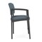Lesro Lenox Steel Hip Chair Metal Frame, Charcoal, RF Serene Upholstery LS1161 - alternate 3